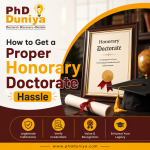 How to Receive an Honorary Doctorate Without Hassle
